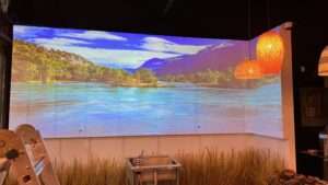 Read more about the article 강서구 제주밤바다 벽면 프로젝터 3대 설치 및 매드매퍼세팅