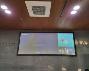 Read more about the article 서원벨리 로비 프로젝터, 액자스크린 시공
