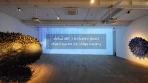 Read more about the article 가나아트갤러리 미디어아트 구축 / Efun 7200ANSI 2대